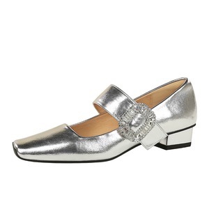 8293-K112 BIGTREE Style français <span class=keywords><strong>petit</strong></span> daim parfumé une pièce ceinture Mary Jane chaussures pour femmes navettage, <span class=keywords><strong>talon</strong></span> épais strass - Product Image 3
