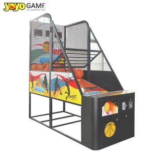 Jeu d'arcade de basketball de rue en métal à monnayeur yoyo pour 2 joueurs, prise lavable, prise en charge anglais/espagnol/japonais, 110/220V - Product Image 1