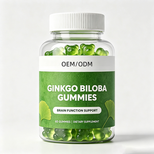 Complément alimentaire en gommes à l'extrait de feuille de Ginkgo Biloba, marque privée OEM/ODM, pour stimuler le cerveau - Product Image 1