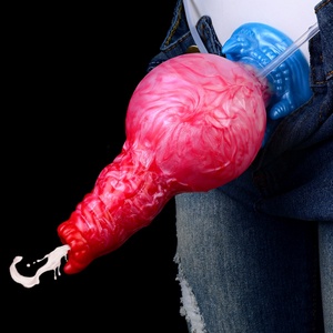 NNSX Huge Knot Squirting-Inflatable <b>Dildo</b> with Strong Sucker Silicone Inflat Anal Plug Trainer Beginner Sex Toys for Women Men - Product Image 2