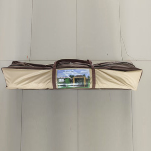 Tente automatique hexagonale grande taille à une couche, résistante au vent et à l'eau, 3 saisons, pour mariage, plage, yurt, camping, en tissu Oxford, montage rapide - Product Image 1