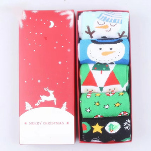 Tubo Calza Custom Calze di natale <span class=keywords><strong>Babbo</strong></span> calzino Box decorazione di natale set calzini - Product Image 2