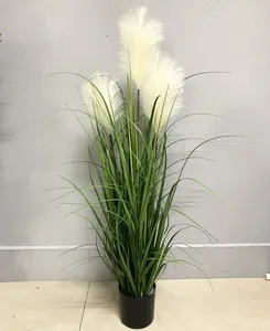Plantas de hierba Artificial superventas, nuevo diseño hierba bonsai para decoración del hogar plantas artificiales buena calidad