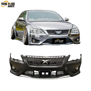 ชุดแต่งรอบคัน Toyota Ruizhi Mark X ปี 2006-2007 อัพเกรดเป็นรุ่นปี 2014 ชุดกันชนหน้าพร้อมกระจังหน้า ชุดแต่งรถยนต์คุณภาพพรีเมียม วัสดุ PP - Product Image 1