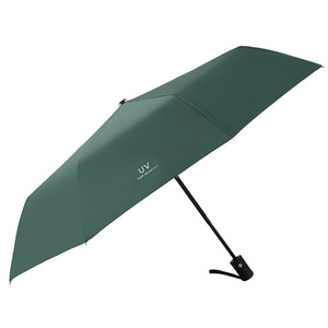 Parapluie de protection solaire promotionnel personnalisé, anti-UV, pliable en trois sections, semi-automatique, pour vélo et voiture, avec logo - Product Image 2