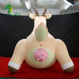 Nuevo Diseño Personalizado de Ciervo Inflable con Manchas, Juguete de Ciervo Inflable de PVC con Gran Volumen - Product Image 6