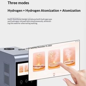 Appareil de thérapie par atomisation d'<span class=keywords><strong>hydrogène</strong></span> 450 ml/min, électrolyse de l'eau PEM, écran tactile intelligent, utilisation facile pour les soins de bien-être quotidiens - Product Image 3