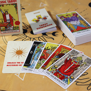 Cartas de <span class=keywords><strong>Tarot</strong></span> y Oráculo Impresas con Diseño Personalizado y Logotipo, Doble Cartucho para Juego, Muestra Gratis - Product Image 2