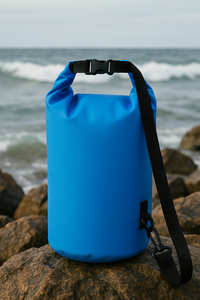 Sacca Impermeabile 20L in PVC 500D IPX6/7 Grigia per Kayak, Campeggio, Nautica, Nuoto con Chiusura Arrotolabile Personalizzabile - Product Image 4