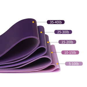 Toptan özel baskı kalça lateks döngü elastik Pilates egzersiz Yoga Fitness egzersiz streç bantları direnç bantları - Product Image 4