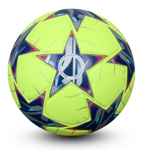 Balón de fútbol de cuero PU colorido a la moda: colores y diseños personalizados para entrenamiento de adultos y niños, se acepta OEM/ODM de alta calidad - Product Image 5