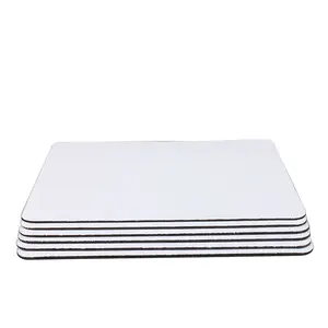Wholesale heart round shape blank mouse pads photo advertising mouse pad plain white sublimation blanks mouse pads