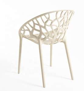 Silla de plástico con forma de radar para oficina en casa apilable Jardim <span class=keywords><strong>Mobilia</strong></span> Do Patio Castackiras para muebles de restaurante para uso doméstico - Product Image 5