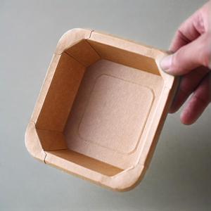Caja de Almuerzo Desechable al por Mayor de Papel Kraft de Grado Alimenticio, Cuadrada, Octogonal, con Tapa Hermética, Contenedor para Llevar para Restaurante, Sándwiches - Product Image 5