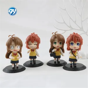 Figuras de 4PCS/SET 10cm Biyori Non Stop Anime Figure Komari Koshigaya Action Figures Natsumi Figurine Model Doll Toys