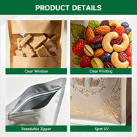Sachets Doypack Ultra-Transparents Haodong Leading Factory avec Fermeture Zip Refermable pour Bonbons Mous et Sucettes