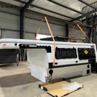Camioneta Ford F-350 Todoterreno con Remolque para Acampar, Camioneta con Remolque para Acampar para las Cuatro Estaciones, Camioneta con Remolque para Acampar Plegable