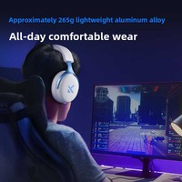 Casque de jeu V9 Pro, circum-auriculaire, quatre modes, avec annulation active du bruit (ANC) pour les jeux sur PC, microphone sans fil