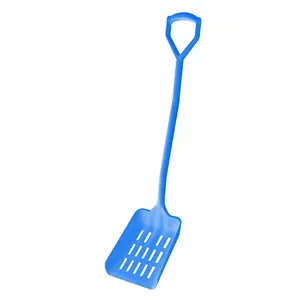 Shianku Food Grade Ordinary Type Shovel With Holes Industrial Plastic Food Shovel D-Grip Hand Shovel