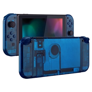 Coque de remplacement transparente bleue EXtremeRate DIY, boîtier complet personnalisé pour la réparation de la Nintendo Switch, accessoires - Product Image 2