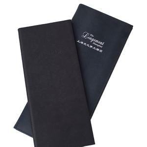 Couvre-menu en cuir pu de qualité supérieure avec logo de restaurant personnalisé - Product Image 1
