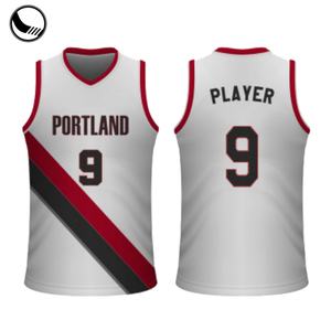 Maillot de basket-ball personnalisé en tissu mesh BETHERIVAL noir et rouge - Product Image 5