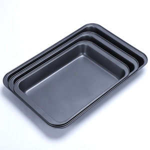 Baking Pan 3Pcs Non-Stick Bake Pan Set Rectangular Multi-Layer Coating Easy-Cleaning Roasting Pans - Product Image 3
