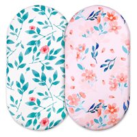 Draps de lit de bébé en bambou biologique Draps de lit de bébé naturels et écologiques imprimés Housses de lit de bébé Drap de lit pour nouveau-né