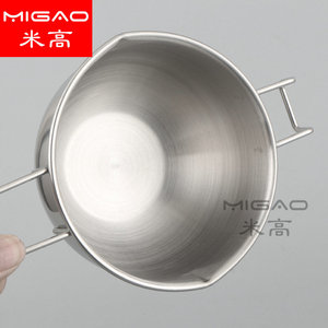 Migao Stainless Steel <b>Melting</b> Bowl 400ml Hemispherical For <b>Chocolate</b> Coffee Tea - Product Image 4