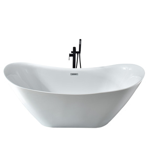 Nueva bañera acrílica <span class=keywords><strong>1</strong></span>,4-<span class=keywords><strong>1</strong></span>,8 M hogar adulto pequeño apartamento baño independiente bañera ingeniería baño bañera apilable gabinete - Product Image 1