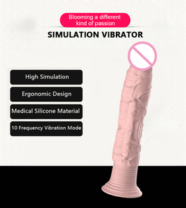 GF prezzo di fabbrica 360 gradi altalena Gel di silice liquido vibratore Dildo pelle realistica di grandi dimensioni per donna - Product Image 5