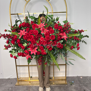 Flores Decorativas para Ataúdes al por Mayor, Flores Artificiales Blancas para Funerales, Panel de Flores para Condolencias - Product Image 1