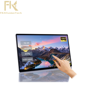 אביזרים למחשב נייד נייד מסך מגע 14 אינץ' צג מסך מגע מסוג C לוח LCD 1080P HD למשחקים - Product Image 2