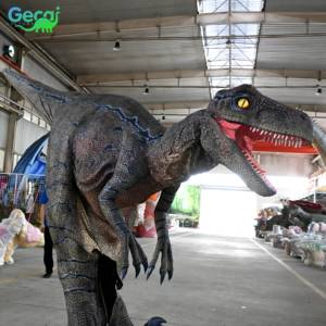 ชุดการแสดงไดโนเสาร์ gecai สมจริงเดิน T-Rex งานปาร์ตี้ฮาโลวีน - Product Image 1