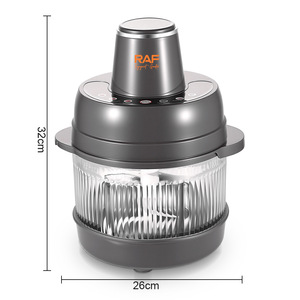 Robot culinaire électrique multifonction 500W 2-en-1 : Pétrin, Hachoir à viande, Mixeur et Blender de cuisine - Product Image 4