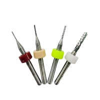 Fraise à queue pour PCB, anneau de centrage, en carbure de tungstène, outil de micro-gravure 3.175mm pour routeur CNC