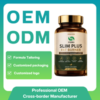 Capsules brûle-graisses Slim Plus OEM ODM, complément alimentaire naturel pour la perte de poids, contrôle de l'appétit, stimulation du métabolisme, soutien énergétique