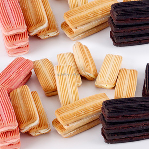 Biscuits sandwichs premium saveur vanille, texture croustillante, procédé de cuisson par étirage, crème douce, œuf, <span class=keywords><strong>yaourt</strong></span>, <span class=keywords><strong>chocolat</strong></span> - Product Image 5