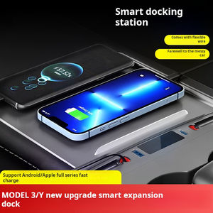 Chargeur de voiture électrique rapide avec type-<span class=keywords><strong>c</strong></span> et port <span class=keywords><strong>USB</strong></span> pour <span class=keywords><strong>prise</strong></span> de chargeur de téléphone pratique <span class=keywords><strong>Tesla</strong></span> - Product Image 2