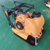 Compacteur à plaques vibrantes électrique avec moteur de 6,5 CV, puissance de 5,5 kW, haute efficacité pour le compactage du gravier et du sol