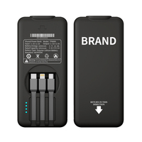 Station d'alimentation portable Topowerfull TP6000, batterie externe magnétique sans fil, batterie Li-polymère, ABS+Métal ignifuge, Micro USB