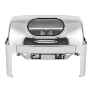 Luxus 9 Liter Edelstahl Buffet Chafing Dish 2 Pfannen Food Warmer für Hotel & Restaurant 723 Serie - Product Image 3