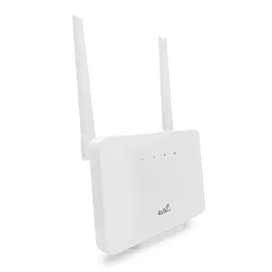 迷你4G sim卡支持LTE CPE WiFi路由器300米范围，带2个天线，用于移动数据和家庭使用，支持2.4G频率