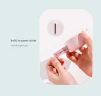 Imprimante thermique intelligente mini portable - Machine d'étiquetage pour usage domestique, étanche, transparente, étiquette de nom portable pour le stock