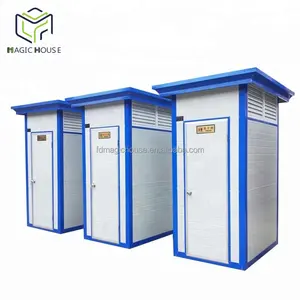 Salle de bain et toilettes portables de luxe de conception moderne en gros, toilettes mobiles d'extérieur en <span class=keywords><strong>panneau</strong></span> sandwich - Product Image 1