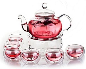 Handmade 600ml Borosilicate Glass Tea Pot Set <strong>Modern</strong> Design Eco-Friendly Drinkware Borosilicate Tea <strong>Kettle</strong> - Product Image 1