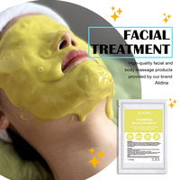 T OEM ODM Masque facial en caoutchouc Peel Off Poudre à modeler Masque de gelée Soins de la peau naturels Poudre de masque éclatante hydratante et hydratante
