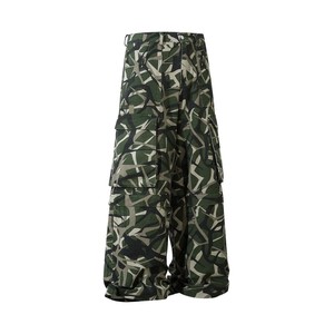 Ensemble de veste à capuche et pantalon cargo à imprimé camouflage pour <span class=keywords><strong>homme</strong></span>, streetwear, ensemble décontracté 2 pièces avec logo personnalisé - Product Image 6