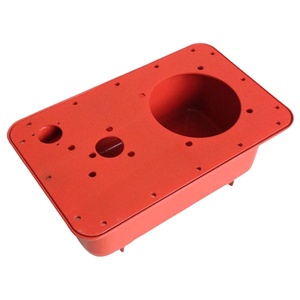 Plaque plate en aluminium anodisé coloré, estampée et soudée, pièces OEM personnalisées en acier thermolaqué découpées au laser et pliées pour camions et plateaux - Product Image 4