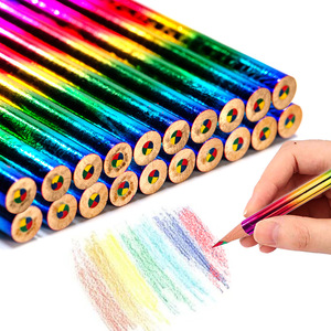 Ensemble de crayons multicolores dégradés arc-en-ciel 4 couleurs pour la peinture des enfants et des bébés - Product Image 2